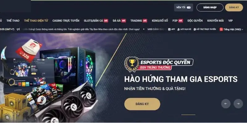 Luật chơi cá cược Esport M88 