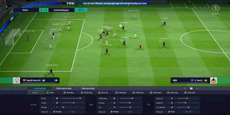 Tính năng nổi bật của game FIFA Online 4
